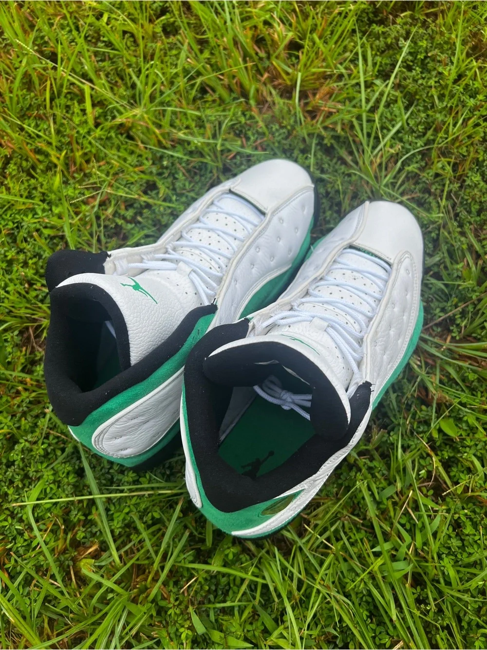 CLEAN Air Jordan 13 XII size 11 Mens Lucky Green shoes